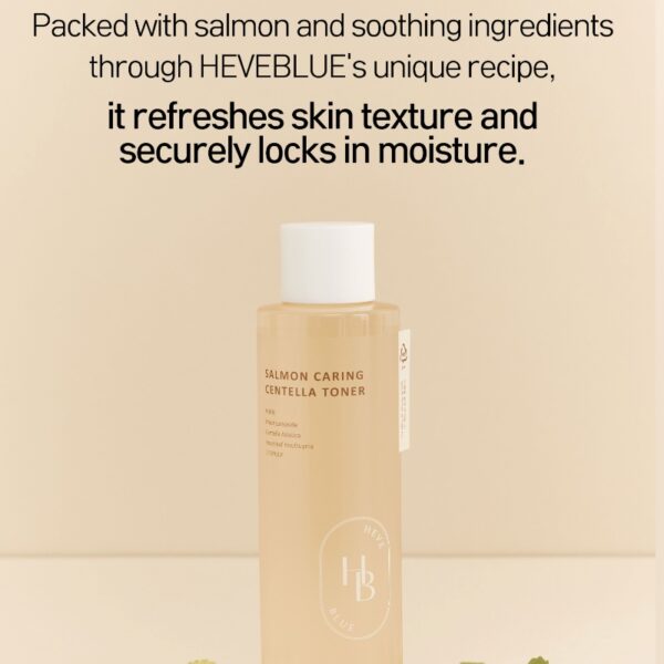 HEVEBLUE Salmon Caring Centella Toner 200mL - Image 3