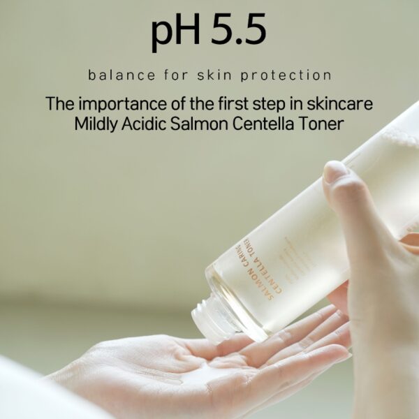 HEVEBLUE Salmon Caring Centella Toner 200mL - Image 5