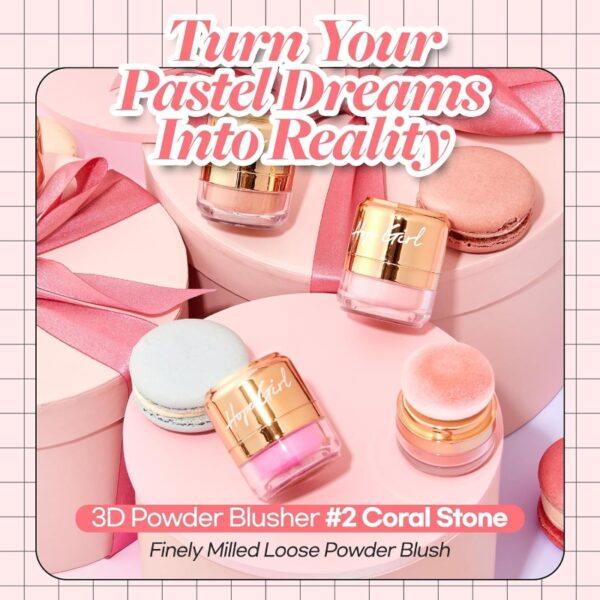 Hope Girl 3D Powder Blusher [#2 Colors] - Image 2