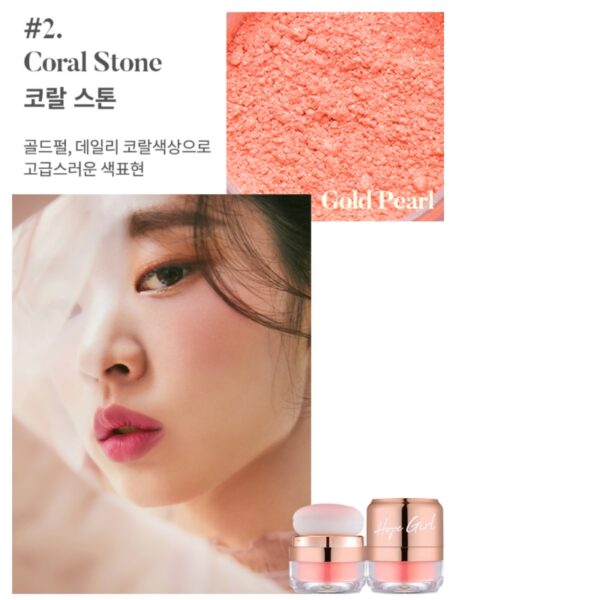 Hope Girl 3D Powder Blusher [#2 Colors] - Image 5