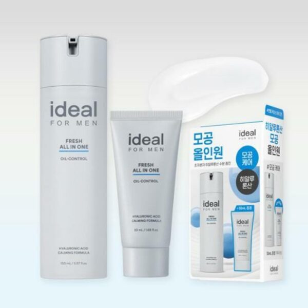 Ideal for Men Fresh All In One 150ml + 50ml Set [#Hyaluronic Acid]