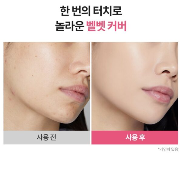 I'M MEME Wonder Velvet Lasting Cushion [#2 Colors] (+Big Puff) - Image 5
