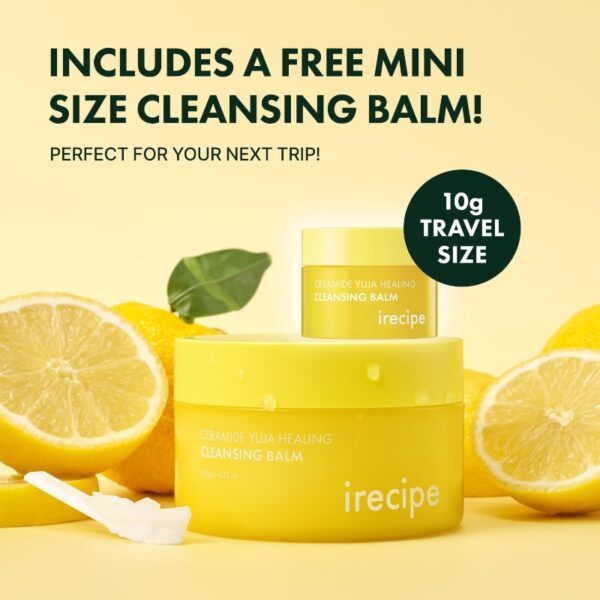 irecipe Ceramide Yuja Healing Cleansing Balm Set (+10g) - Image 3