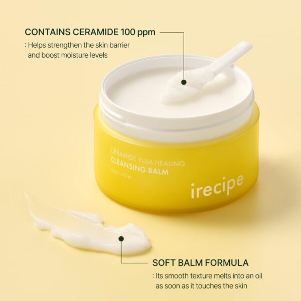irecipe Ceramide Yuja Healing Cleansing Balm Set (+10g) - Image 4