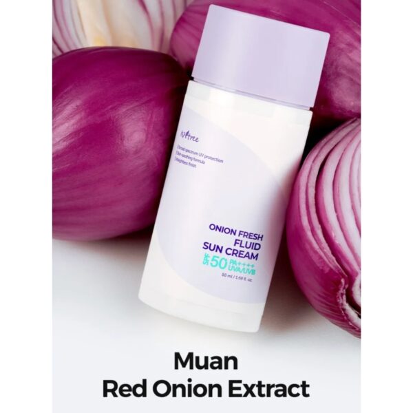 Isntree Onion Fresh Fluid Sun Cream - Image 4