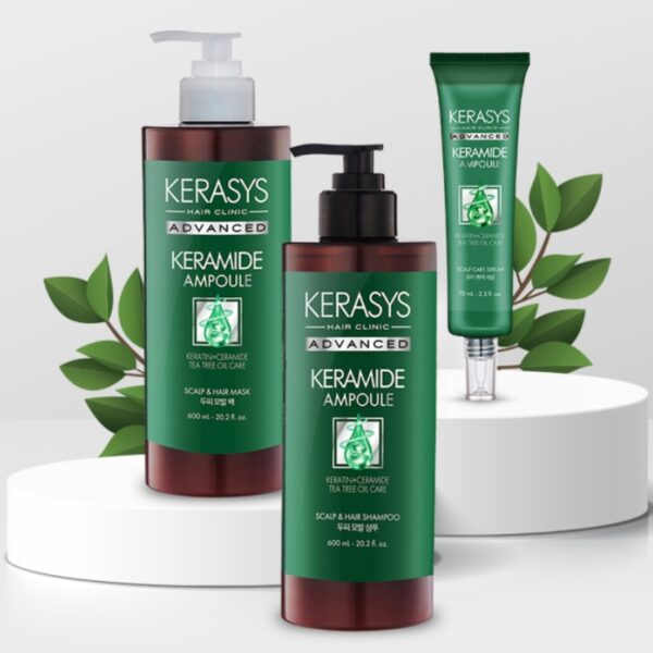 Kerasys Keramide Ampoule Scalp & Hair Mask 600ml - Image 4