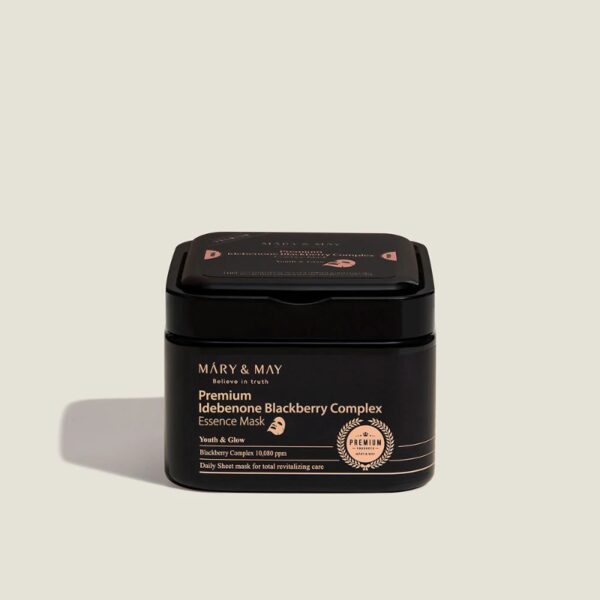 Mary&May Premium Idebenone Blackberry Complex Essence Mask Set [20 Masks]