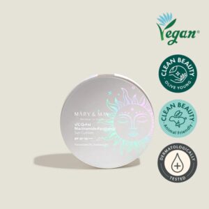 Mary&May Vegan Niacinamide Panthenol Sun Cushion SPF50+ PA++++ (+LANEIGE RadianC SunCream 20ml)