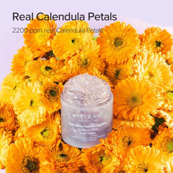 Mary&May Calendula Peptide Ageless Sleeping Mask - Image 3