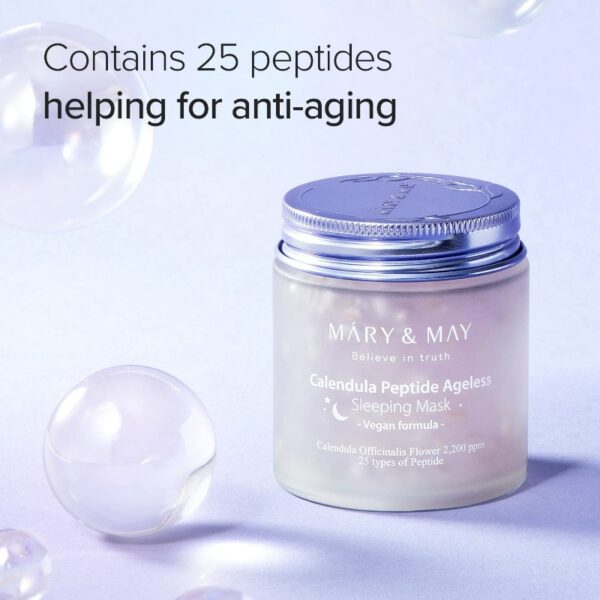 Mary&May Calendula Peptide Ageless Sleeping Mask - Image 4