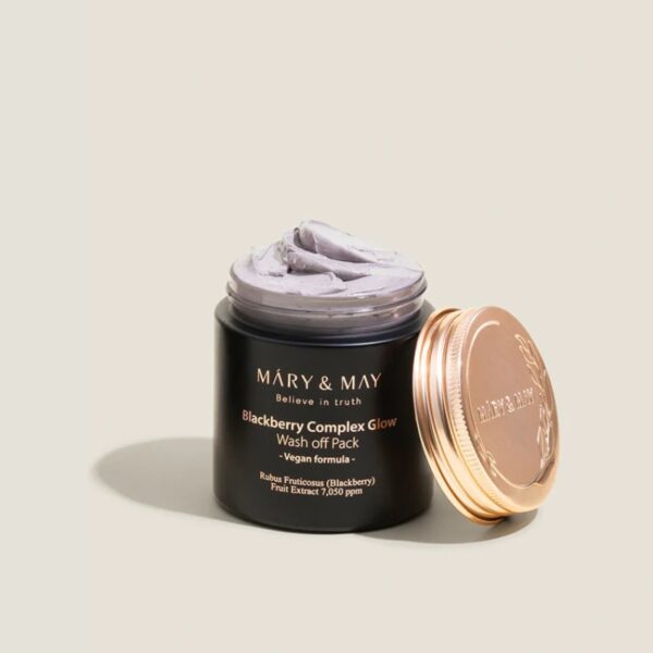 Mary&May Vegan Blackberry Complex Glow Wash Off Pack - Image 3