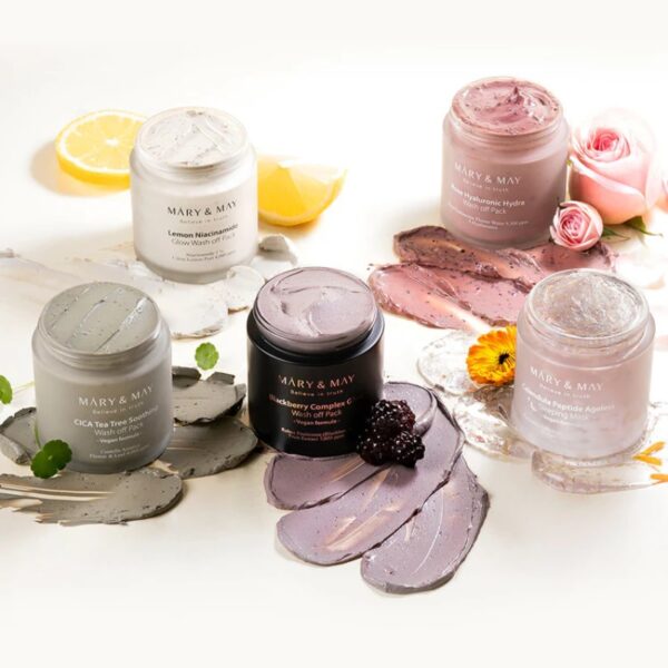 Mary&May Vegan Blackberry Complex Glow Wash Off Pack - Image 5