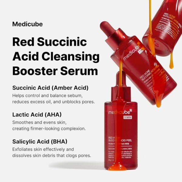 medicube Red Acne Succinc Acid Peel (+10ml) - Image 3
