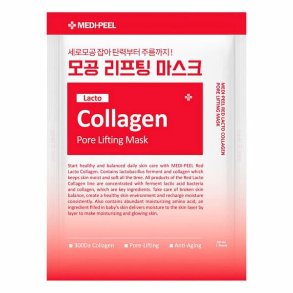 Medi-Peel Red Lacto Collagen Pore Lifting Mask [#10 masks]
