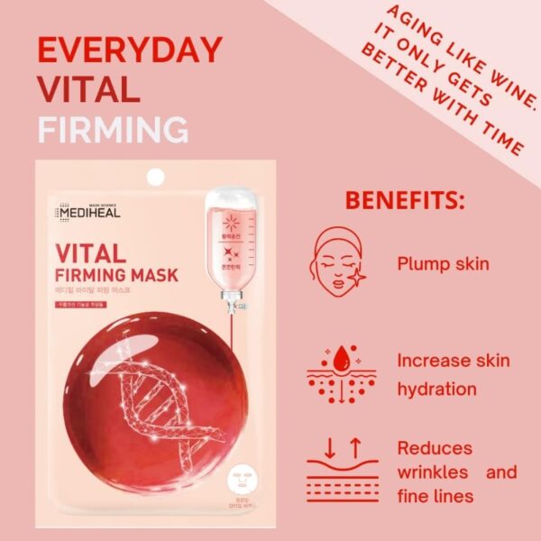MEDIHEAL Vital Firming Mask [#10 masks] - Image 2