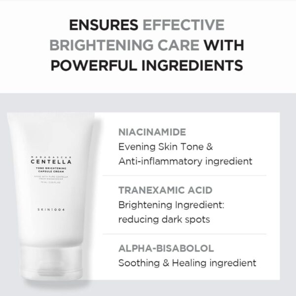 Skin1004 Madagascar Centella Tone Brightening Capsule Cream 75ml - Image 3