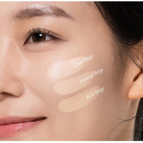 the SAEM Cover Perfection Concealer Foundation mini [#1.0 CLEAR BEIGE] (+Puff 3P ) - Image 6