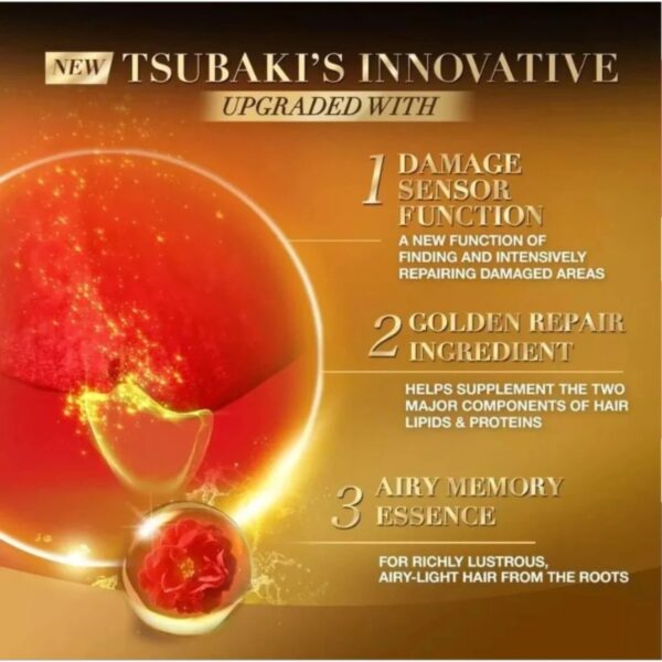 TSUBAKI Premium Volume & Repair Shampoo 450ml - Image 4