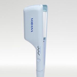 VODANA Triple Flow Wave Iron 40mm (Wave Curls) #Creamy Blue (+Silicone Cap)