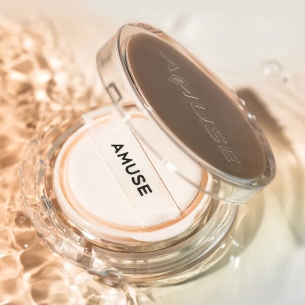 Amuse Skin Tune Vegan Cover Cushion SPF45PA++ [#2 Colors] - Image 2
