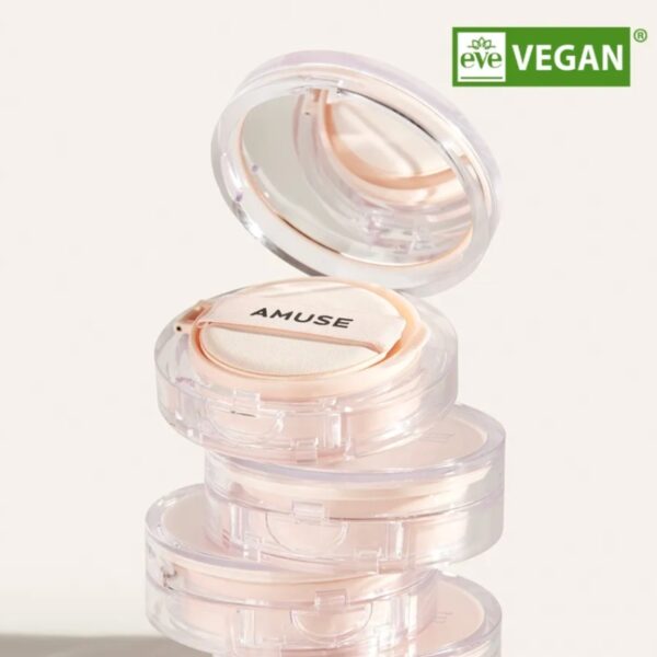 Amuse Skin Tune Vegan Cover Cushion SPF45PA++ [#2 Colors] - Image 3