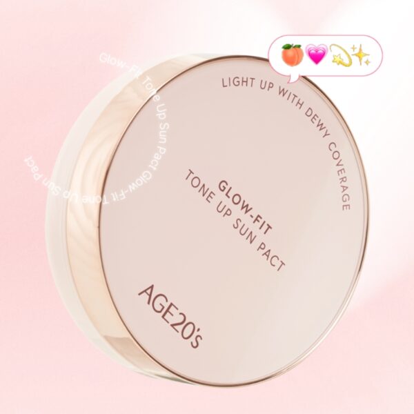 AGE 20's Glow-Fit Tone Up Sun Pact Set (+Refill) - Image 2