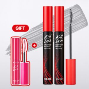 Clio Kill Lash Superproof Mascara 1+1 Special Set  [#01 Long Curl] (+20 BOUNCY LASH mini)