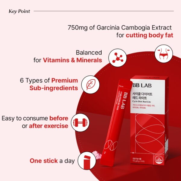 BB LAB Cycle Diet Red Lite 14 Sticks - Image 5