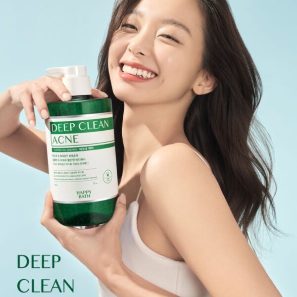 Happy Bath Deep Clean Acne Body Wash [#180g #900g] - Image 2