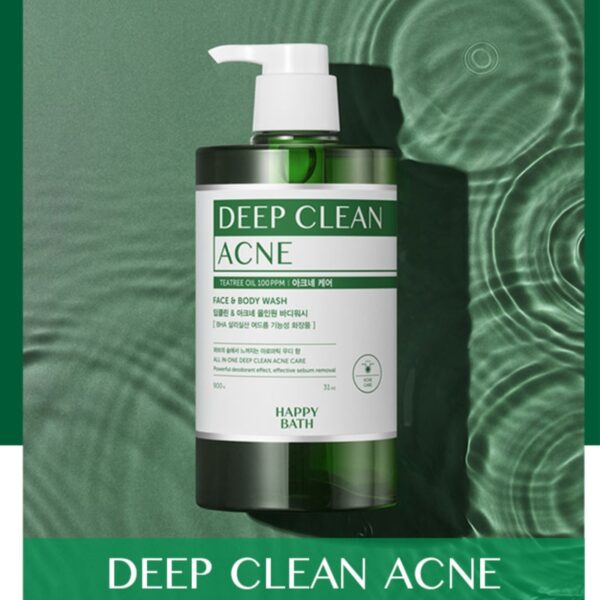 Happy Bath Deep Clean Acne Body Wash [#180g #900g] - Image 5