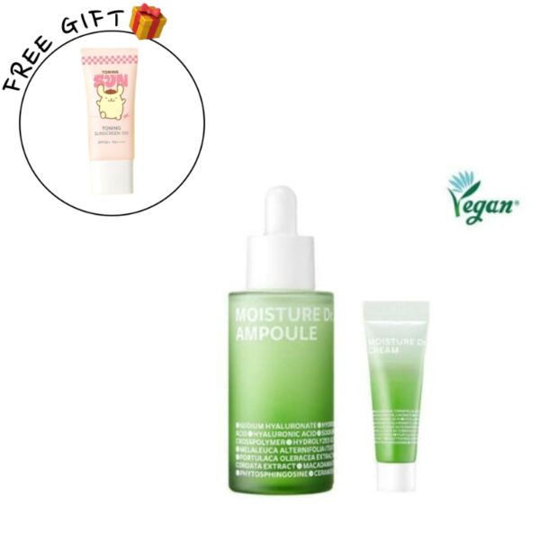 ISOI Moisture Dr. Ampoule & Cream Set (+Cell FusionC Sunscreen 20ml)