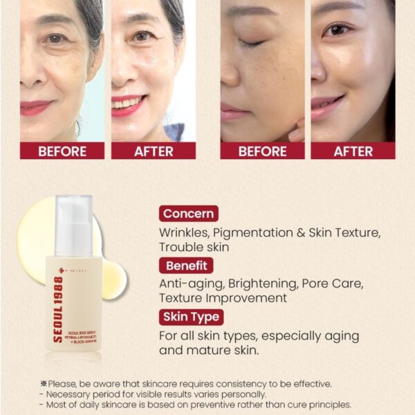 KSECRET SEOUL 1988 Serum Retinal Liposome 2% + Black Ginseng - Image 3