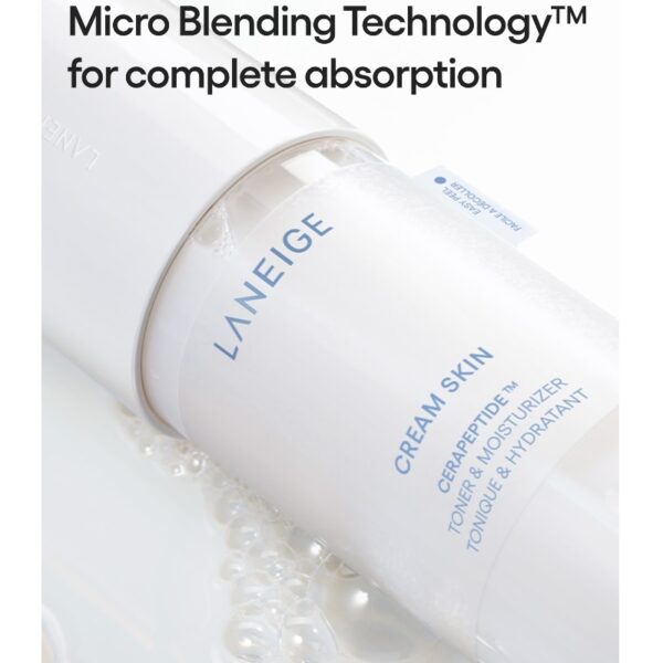 LANEIGE Cream Skin Cerapeptide Refiner SET [#Jumbo Size](+Refill +pump) - Image 3