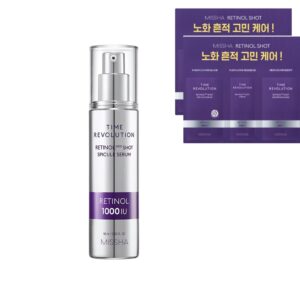MISSHA Time Revolution Retinol 1000IU Shot (+RETINOLS 3 FILM 2p)