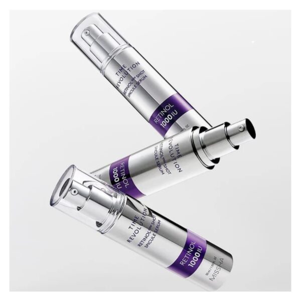 MISSHA Time Revolution Retinol 1000IU Shot (+RETINOLS 3 FILM 2p) - Image 4
