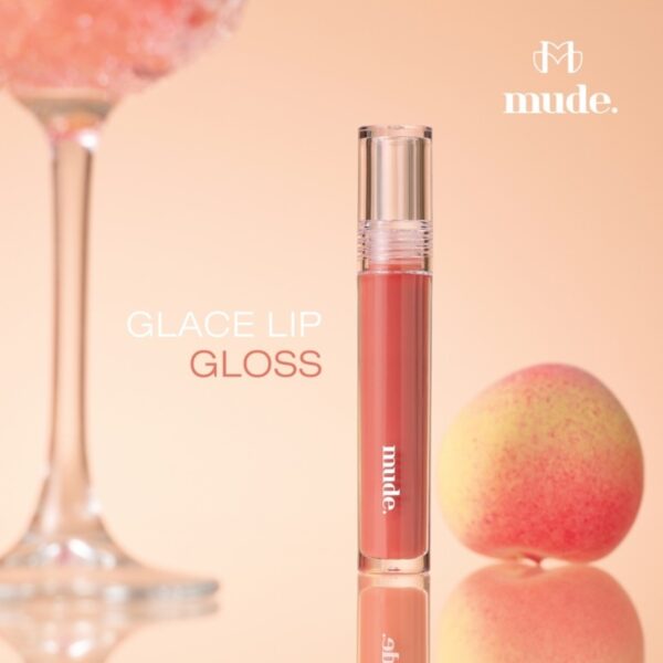 Mude Glace Lip Gloss #01 Pink ade - Image 3