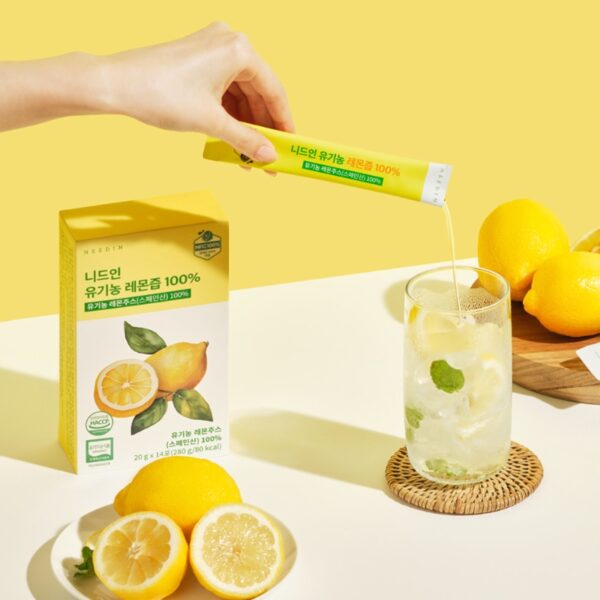 NEEDIN 100% organic lemon juice [#14 packs] - Image 3