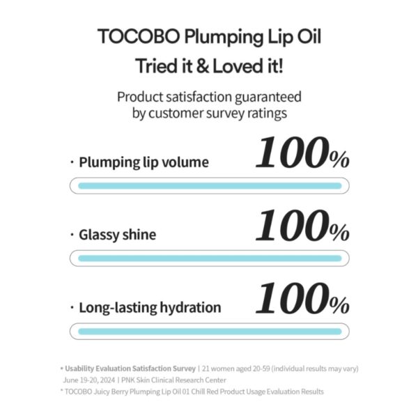 TOCOBO Juicy Berry Plumping Lip Oil Glam Max [#8 Colors] - Image 3