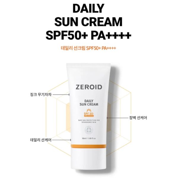 Zeroid Daily Sun Cream SPF50+PA++++ - Image 3