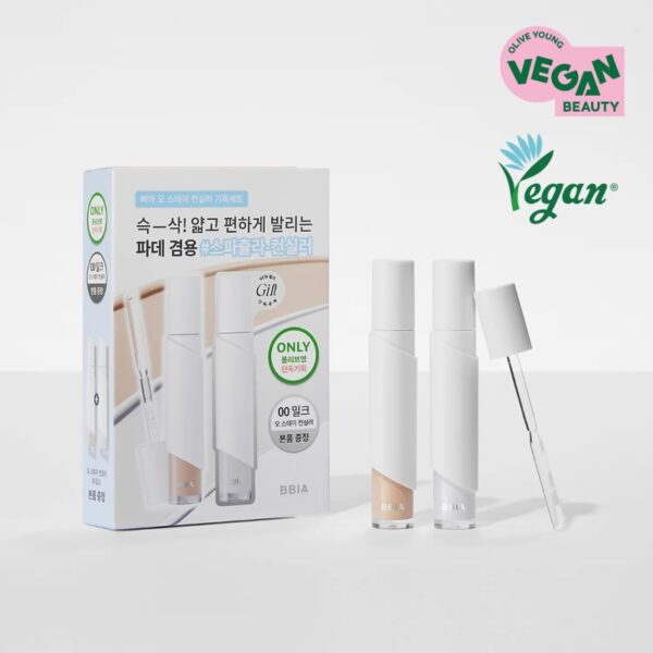 BBIA Eau Stay Concealer Set [#4 Colors] (+00 Milk)