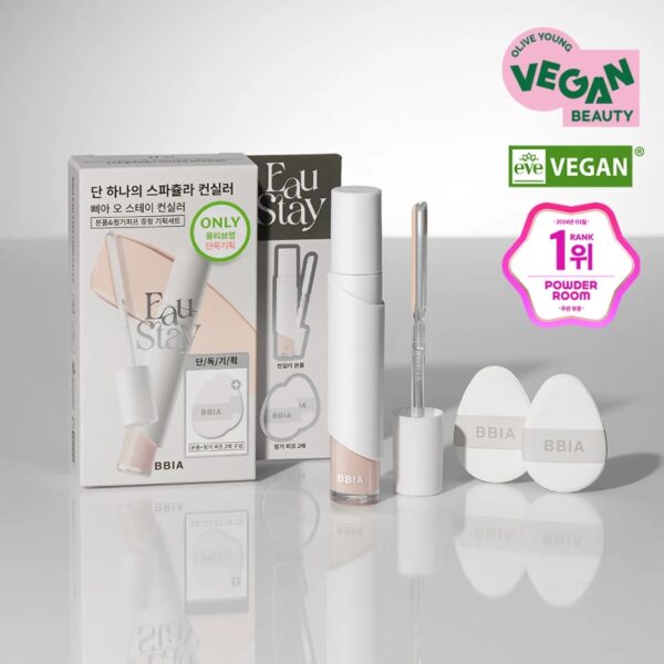 BBIA Eau Stay Concealer Set [#4 Colors] (+00 Milk) - Image 2