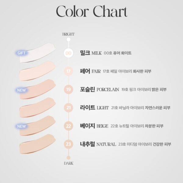 BBIA Eau Stay Concealer Set [#4 Colors] (+00 Milk) - Image 4