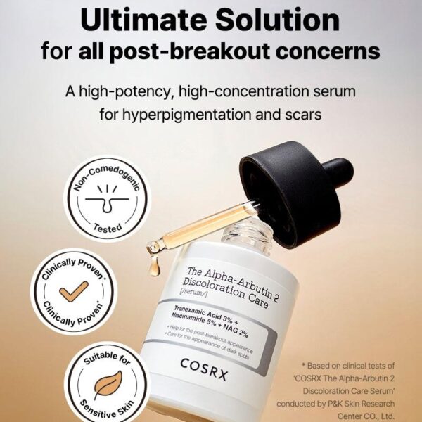 COSRX The Alpha-Arbutin 2 Discoloration Care Serum - Image 2