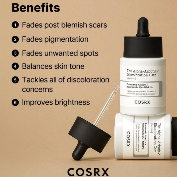 COSRX The Alpha-Arbutin 2 Discoloration Care Serum - Image 7