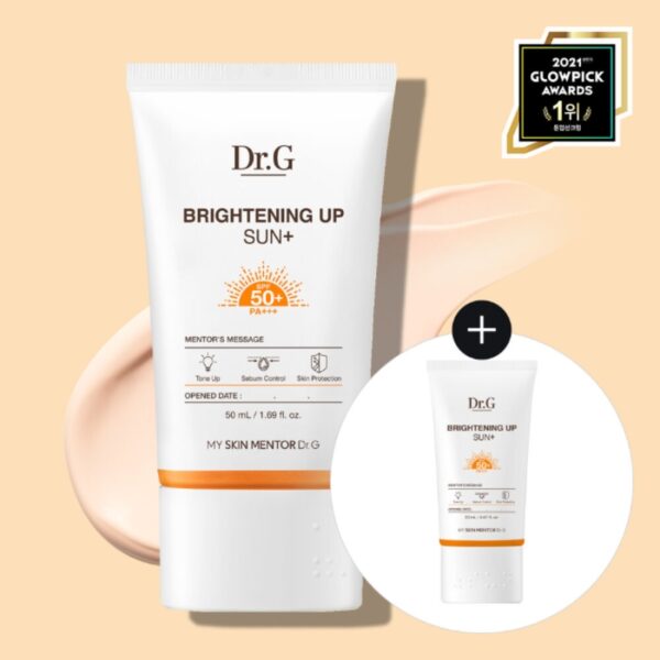DR. G Brightening Up Sun+ SPF50+ PA+++ 70ml Set [#Powdery Finish]
