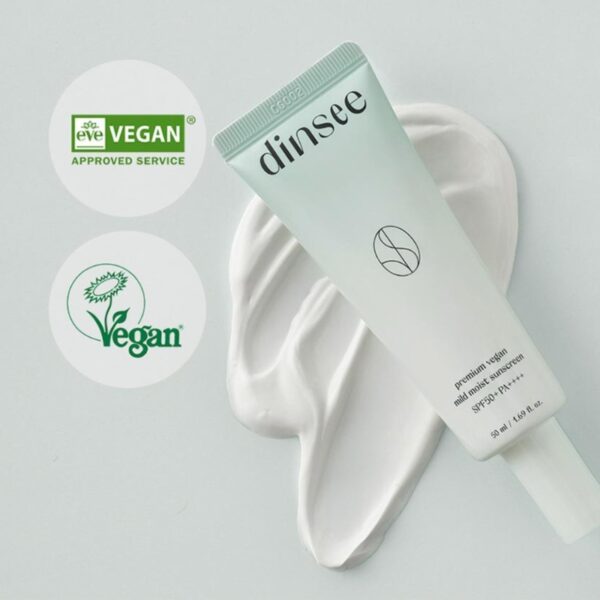 Dinsee Premium Vegan Mild Moist Sunscreen SPF50+ PA++++ (+Sunscreen mini +Bellygom tumbler) - Image 3