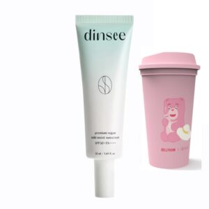 Dinsee Premium Vegan Mild Moist Sunscreen SPF50+ PA++++ (+Sunscreen mini +Bellygom tumbler)