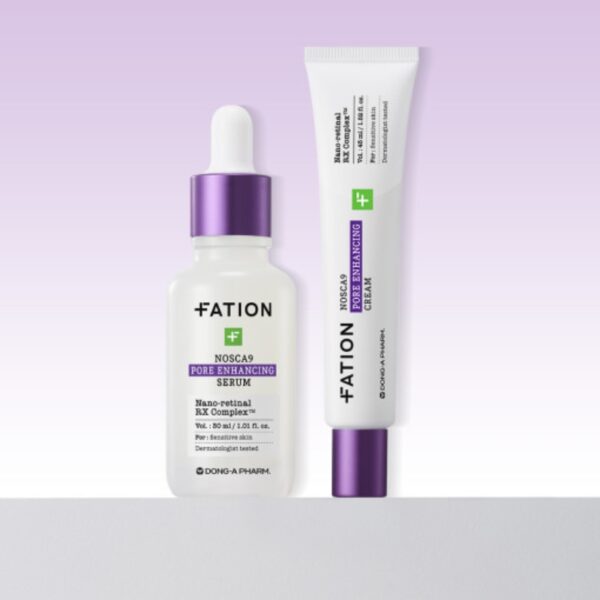 FATION Nosca9 Pore Enhancing Serum 20ml+5ml Set - Image 2