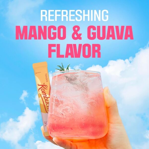 Teazen Kombucha Drink Mix [#Mango guava] - Image 3