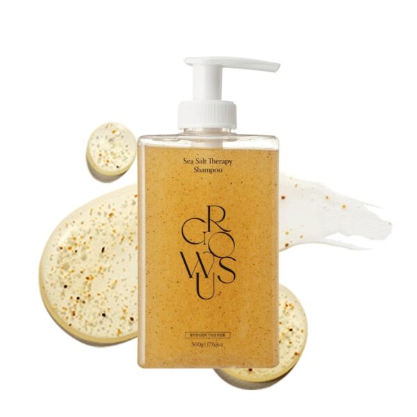 growus Sea Salt Therapy Shampoo 500g Special Set (+Shampoo 21g) - Image 2